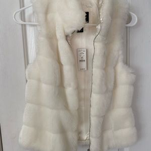Faux fur vest